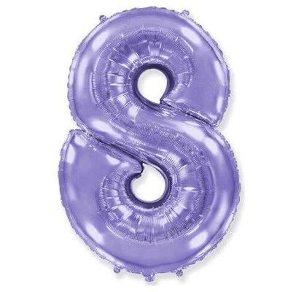 Цифра "8" Сирень