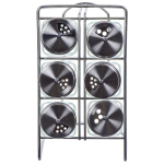 Набор для специй стекло, 6 шт, на подставке, Y4-3927