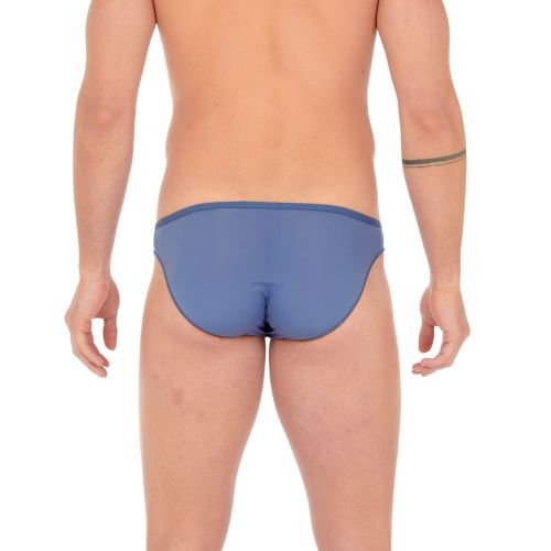 Мужские трусы слипы синие HOM PLUMES Micro Briefs 404756_4000CG