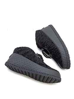 Ботинки из натурального каракуля "Black Рepper"