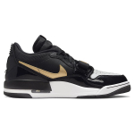 Кроссовки Air Jordan Legacy 312 Low Black and Gold