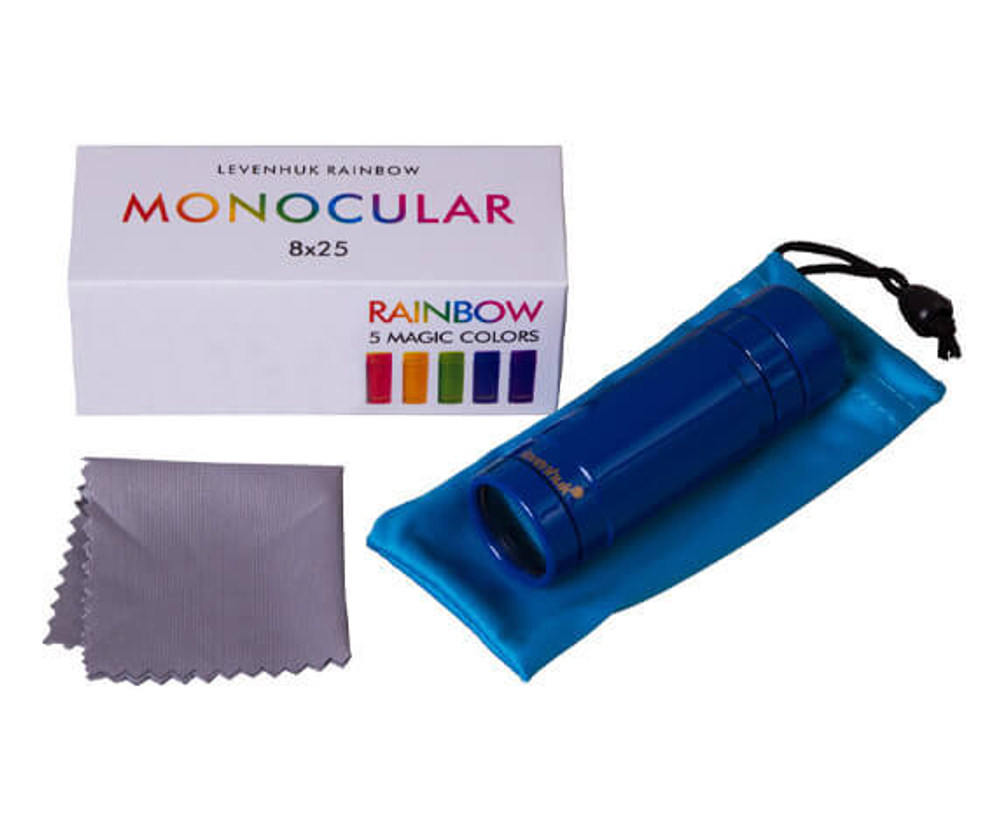 Монокуляр Levenhuk Rainbow 8x25 Blue Wave - фото 6