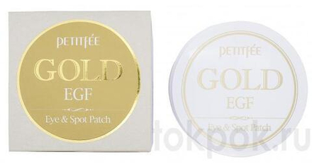 Патчи для глаз Petitfee Gold EGF Eye & Spot Patch, 60 шт
