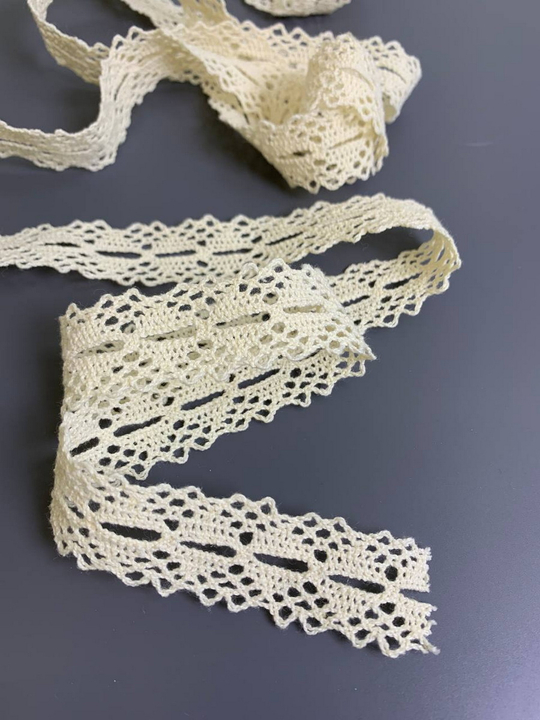 Тесьма хб, беж, 2,2см AF8482