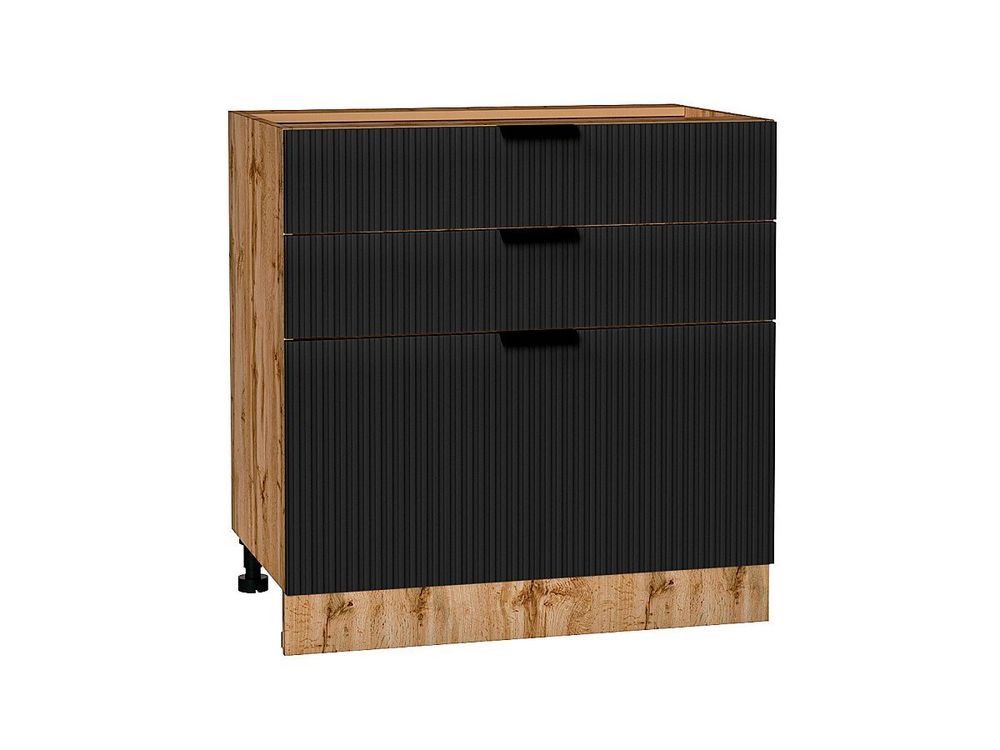 Шкаф нижний с 3-мя ящиками Евро Лайн