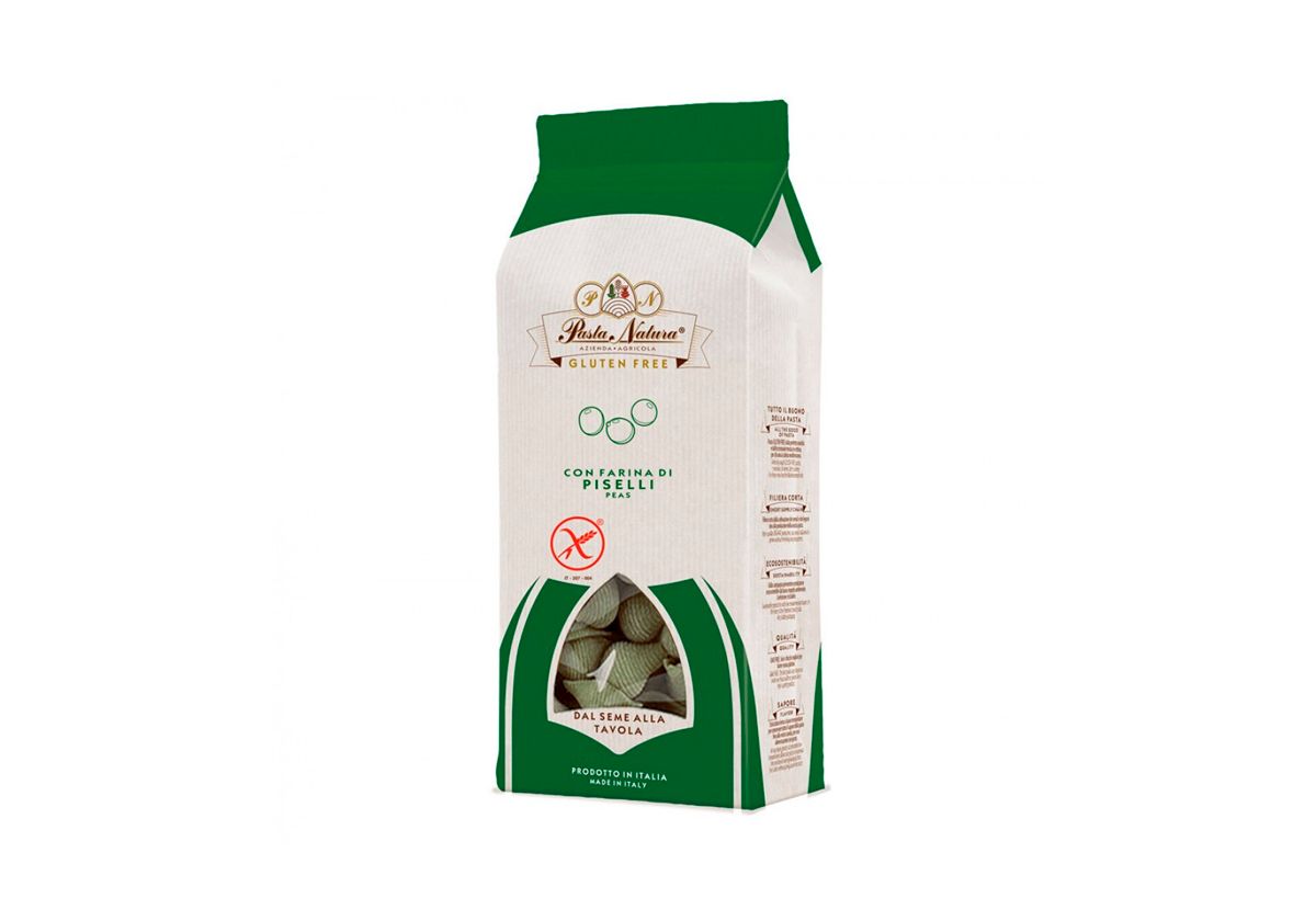 Макароны из зелёного горошка Конкилье, 250г
