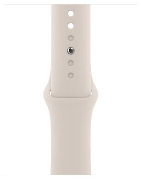 Умные часы Apple Watch Series 7 45mm Aluminium with Sport Band, сияющая звезда (MKN63RU/A)