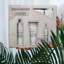 Urban Nature Сет XL MOISTURIZING SCALP Увлажняющий НАБОР + Тюрбан в подарок АКЦИЯ!