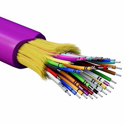 Кабель волоконно-оптический, распределительный, арамидные упрочняющие нити, для внутренней прокладки, нг(А)-HF, 32 ОВ, категорияOM4 (G.651.1) плотный буфер, 0,4 кН, барабан 500 м