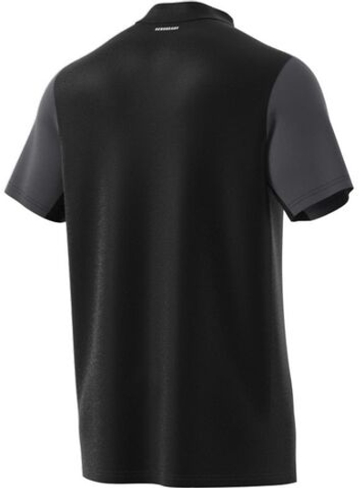 Мужское поло теннисное Adidas Club Polo - black/grey six/white