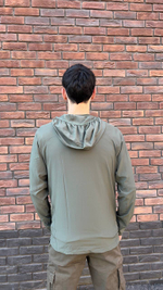 Куртка-ветровка олива