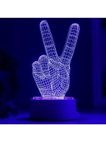 Светильник «Победа» LED RGB от сети 9.5×10×19 см RISALUX