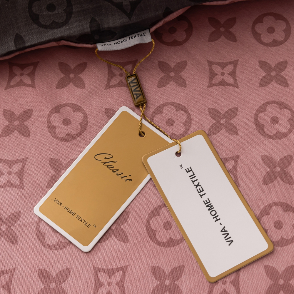 Комплект постельного белья Делюкс Сатин 100% хлопок на резинке LR610