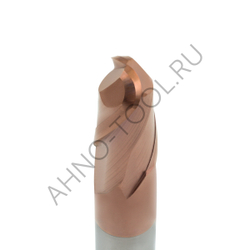 Фреза монолитная твердосплавная BRGM-2B-R3.5 HRC55 AHNO