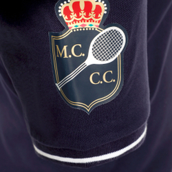 Мужское теннисное поло Sergio Tacchini Ranking Staff Polo Men - Dark Blue, White