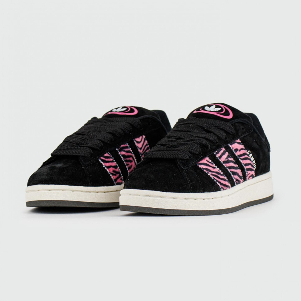 кроссовки Adidas Campus 00 Black / Pink / White Wmns IG2389