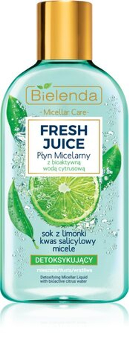 Bielenda Fresh Juice Lime - мицеллярная вода для комбинированной и чувствительной кожи /   500  ml  / GTIN 5902169034009