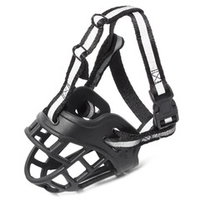 Намордник Triol силиконовый с нейлоновым ремешком №6, 100х65х155 мм