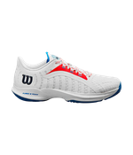Кроссовки для падел Wilson Hurakn Pro Бело-красные/Синие 2024 | Мужская обувь