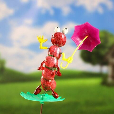 Штекер «Гусеница с зонтиком» (Цвет: разноцветный)