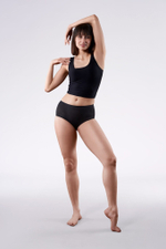 Трусики-слипы Avia с высокой линией талии (Размер: S) (Цвет: телесный)