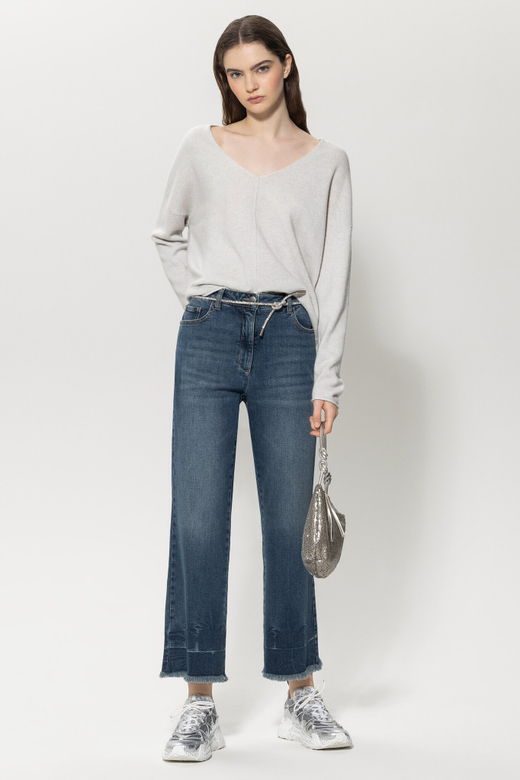 Джинсы из хлопка