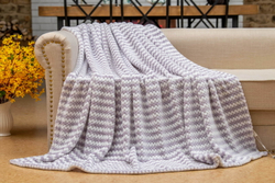 Плед 220х240 Sofi De MarkO Гринда лиловый