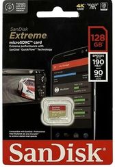 Карта памяти MicroSD 128Гб SanDisk Extreme (SDSQXAA-128G-GN6MN)
