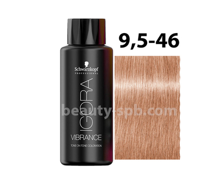 Schwarzkopf Professional IGORA VIBRANCE 9.5-46 Светлый блондин пастельный бежевый Демиперманентный краситель 60мл