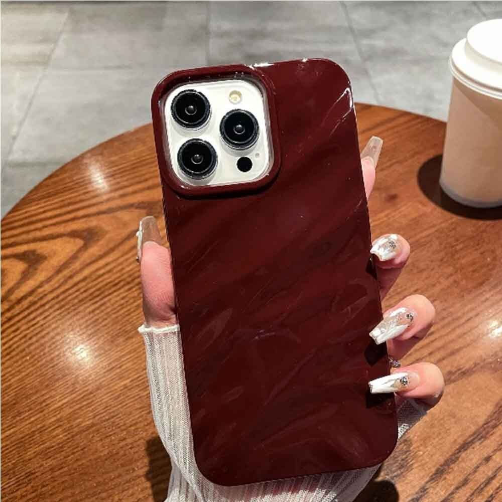 Чехол на iPhone 15 pro max Бордовый