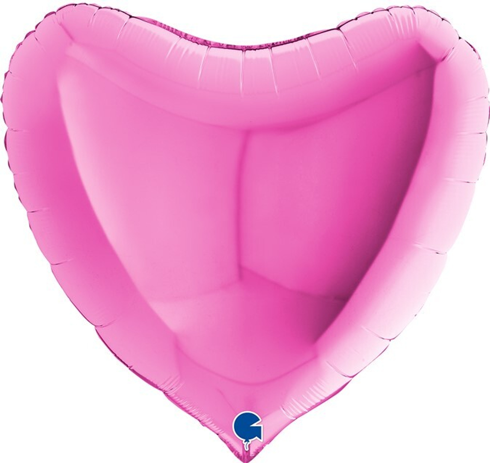 Сердце фуксия Gr 36"