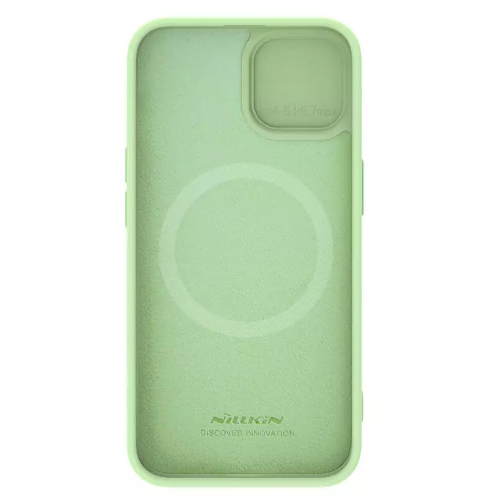 Накладка Nillkin Magnetic Silky Silicone Case для iPhone 15 Plus