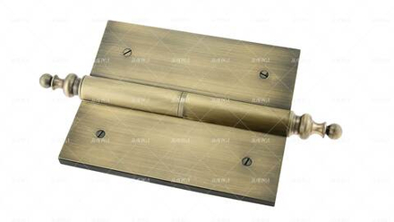 Петля большая латунная разъёмная 210х70 мм усиленная сталью