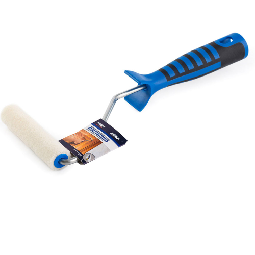 Мини-валик в сборе АКОР полиэстер "Для работ с водными ЛКМ"-110м.,ворс 12мм