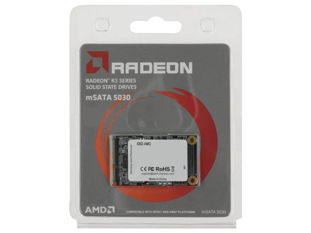 SSD накопитель AMD Radeon 512ГБ, M.2 2280, SATA III, [R3MS0512G5]