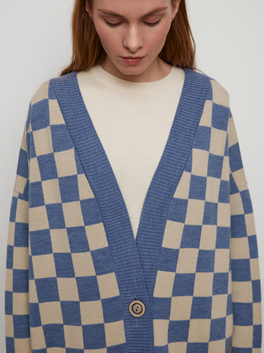 Кардиган Chess Blue