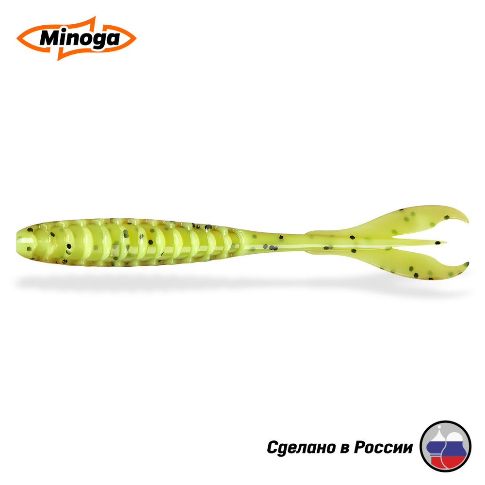 Силиконовая приманка "Minoga" PULSAR 4,0"(6шт) 100мм, 2,9гр, цвет 109