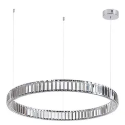 4930/45L L-VISION ODL24 591 хром/прозрачный металл/хрусталь Люстра LED 45W 4000K 5350Лм VEKIA