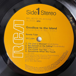 Винтажная виниловая пластинка LP Bonnie Tyler Goodbye To The Island (Japan 1981) (No Obi)