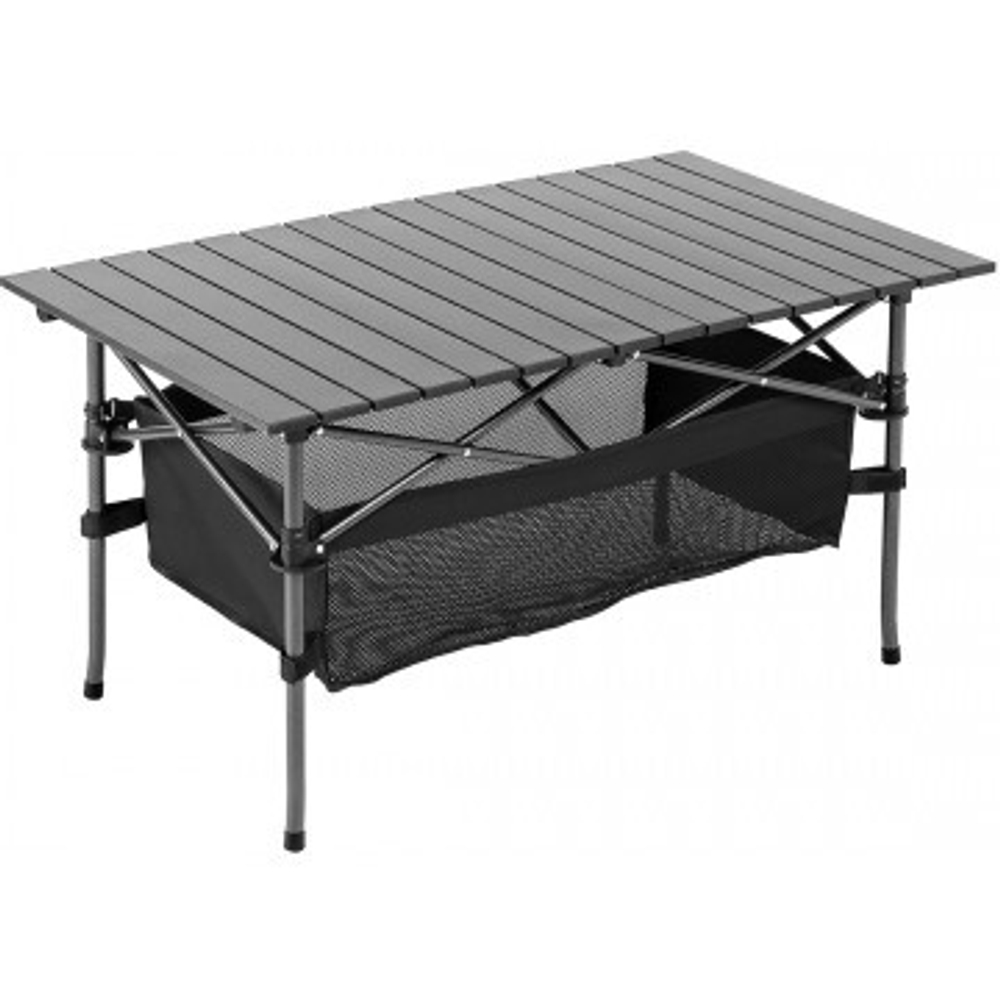 Стол складной Premier 94x55x50см., реечная столешница алюминий, с отделением под посуду
