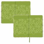 Ежедневник недатированный B6 (127х186 мм), BRAUBERG VISTA, под кожу, твердый, 136 л., "Avocado", 112112