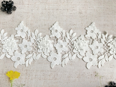 Кружево матовое плетеное, ш. 13,5 см.