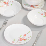 Столовый набор 13 предметов "Флора", стеклокерамика, Jewel 6933