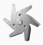 Крыльчатка вентилятора конвекции для духовки Electrolux/AEG/Zanussi 3878453210, 5610181017