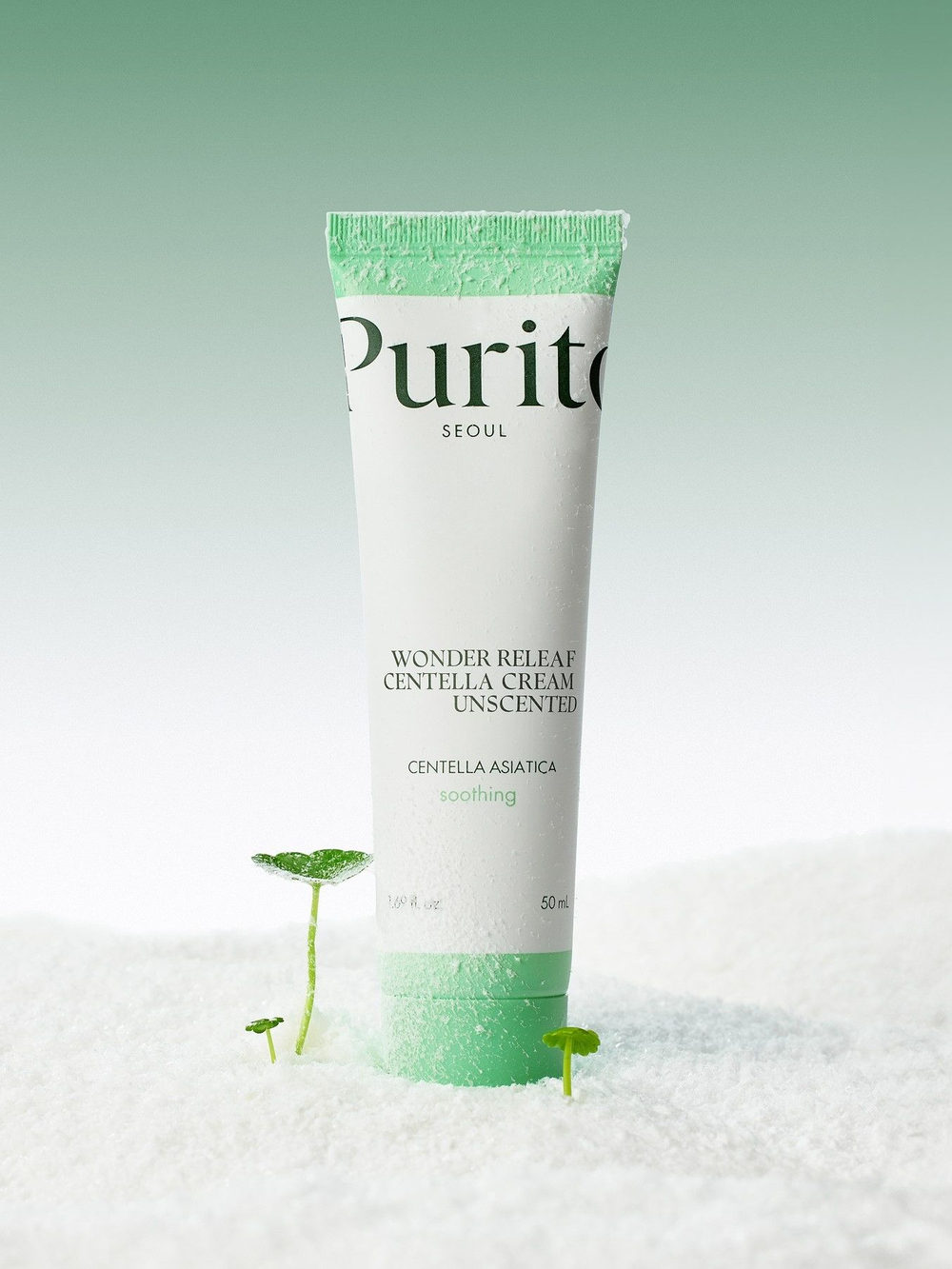 Восстанавливающий крем без запаха для чувствительной кожи Purito Wonder Releaf Centella Cream Unscented с экстрактом центеллы 50 мл