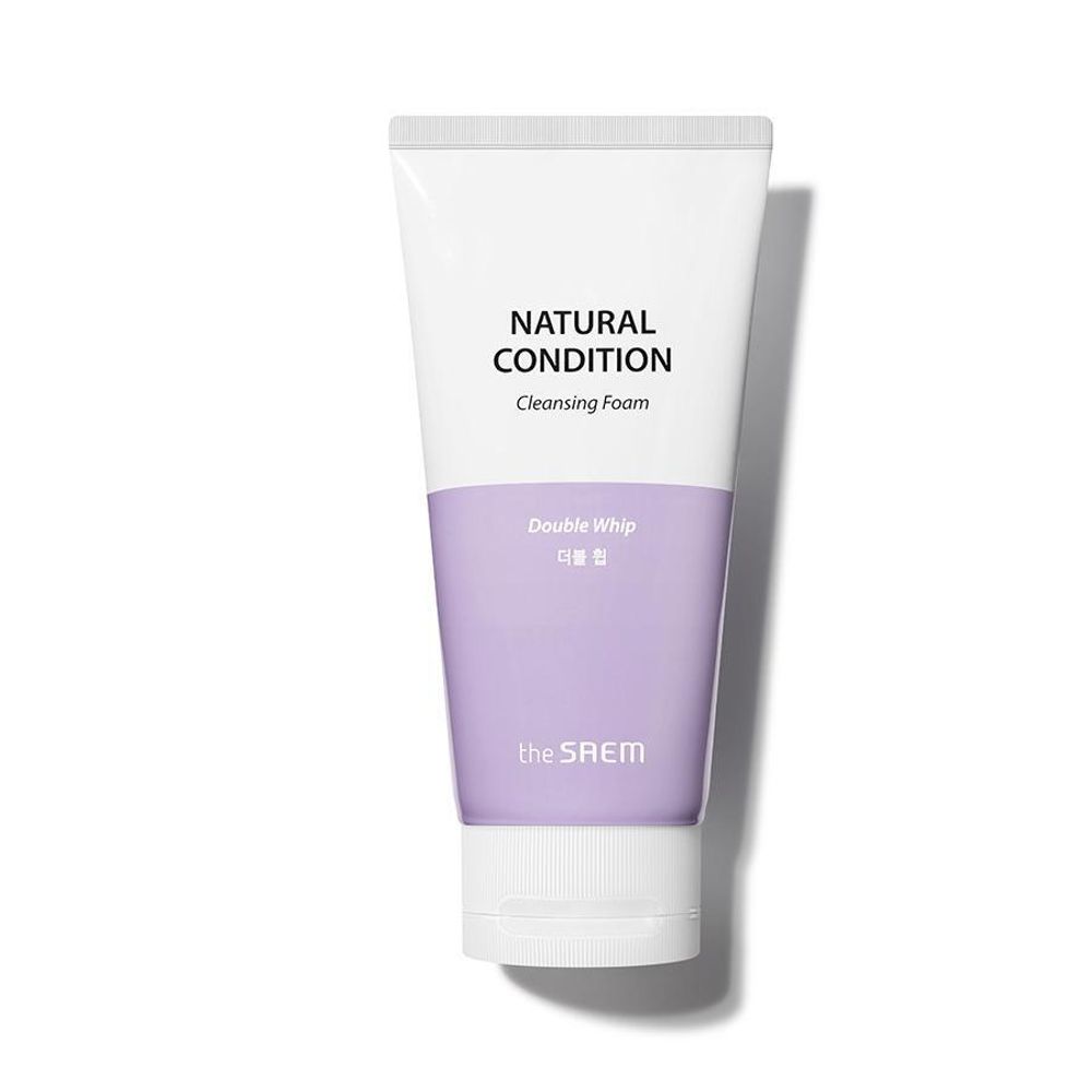 The Saem  Пенка для умывания очищающая Natural Condition Cleansing Foam Double Whip