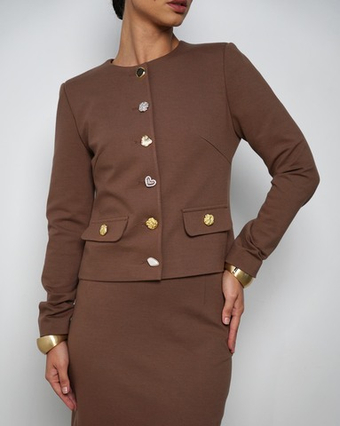 Жакет «Завещание Жаклин» в шоколадном