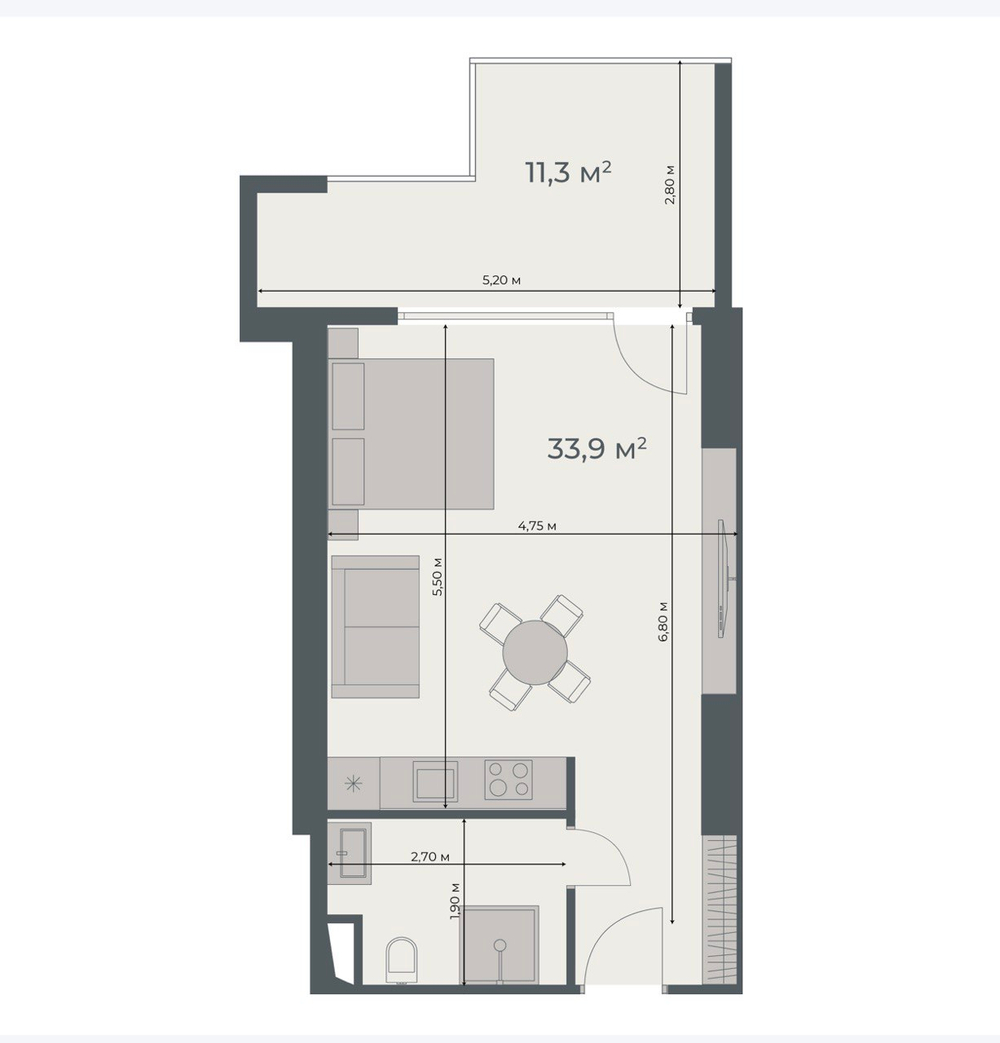 ЖК "ONE" Грузия, Батуми. Жилой комплекс бизнес -класса в новом центре города. Рядом пляж 800 м, парк Качиньских, велодорожки, ТРЦ и аэропорт в 4 км. Победитель European Property Awards 2025- 2026 в номинации «Многофункциональные комплексы»