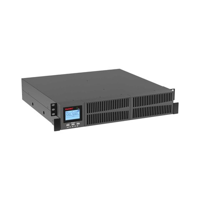 Онлайн ИБП ДКС серии Small Rackmount, 3000 ВА/2700 Вт, 1/1, 8xIEC C13, EPO, USB, RS-232, RJ45, Rack 2U, 6x9Ач