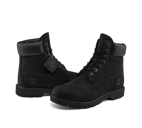 Ботинки Timberland 6 Inch Black с мехом